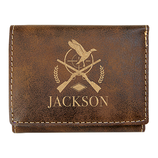 Personalized Tri-Fold Wallet