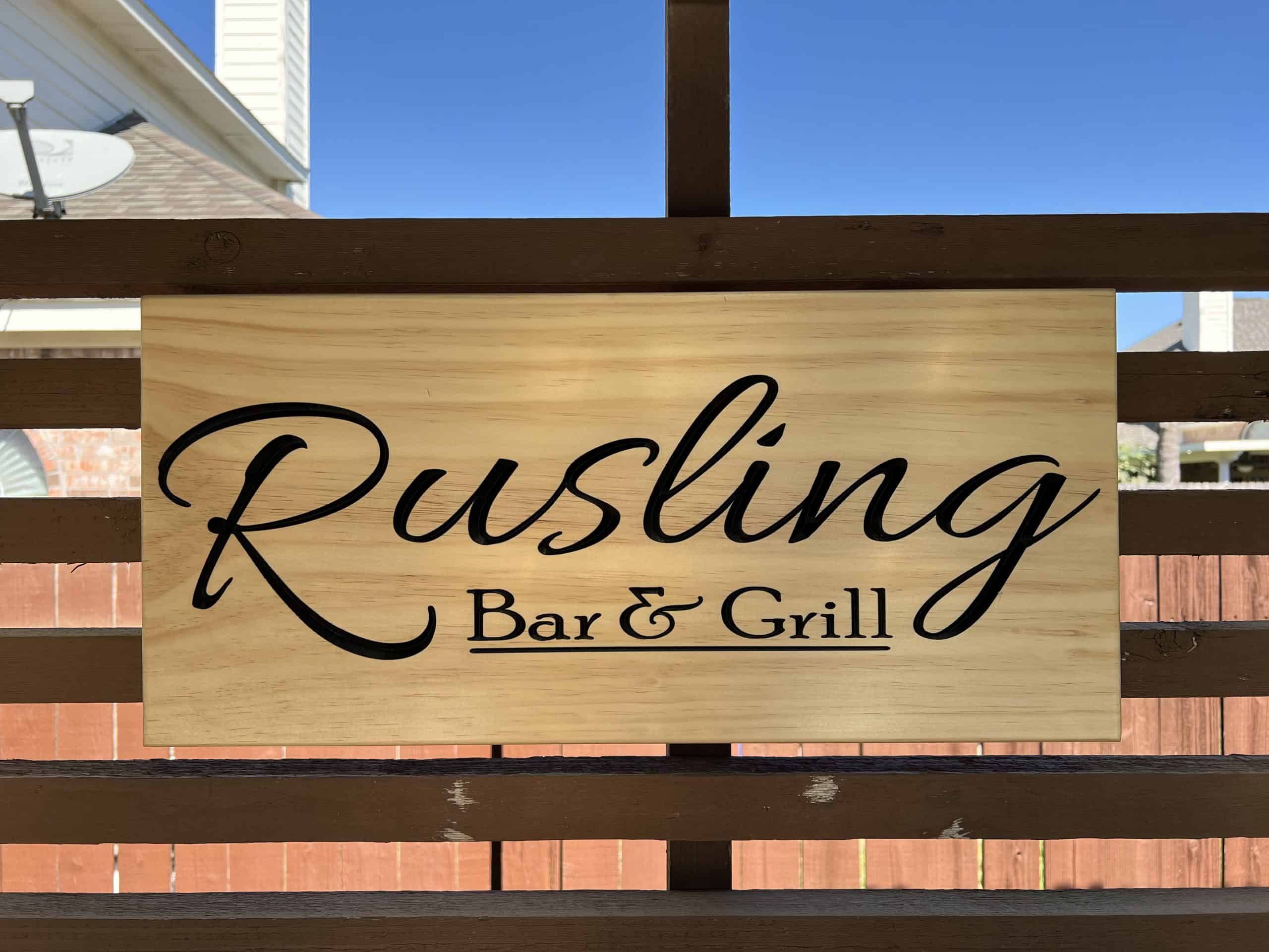 Wood Signs & Carvings – Rusling Woodworks