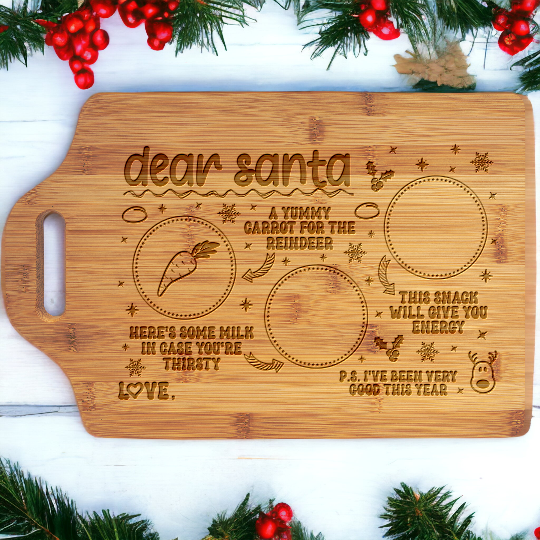 Santa Snack Trays