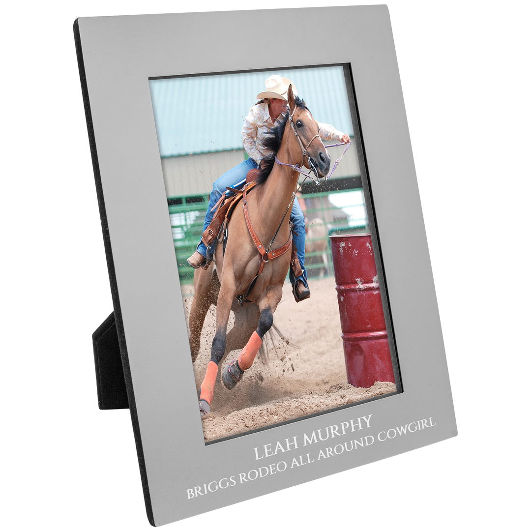 Gray Aluminum Personalized Frame