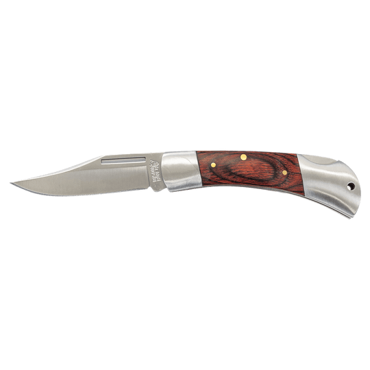 Bison River 3 1/2" Wood Folding Knife