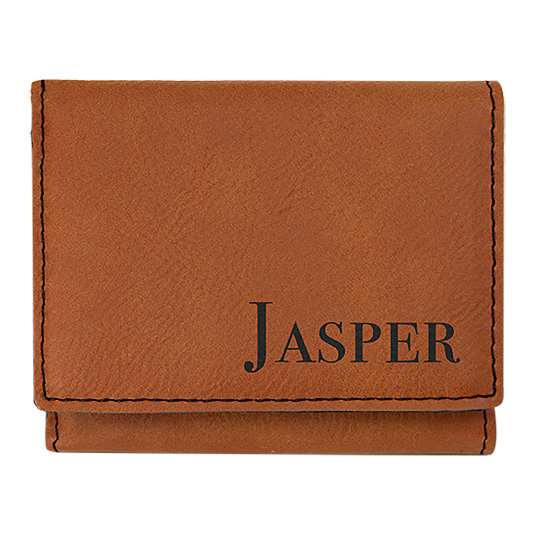 Personalized Tri-Fold Wallet