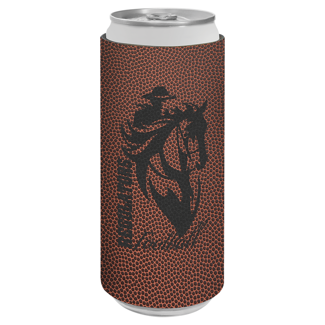 Leatherette Slim Koozie; Personalized Slim Koozie