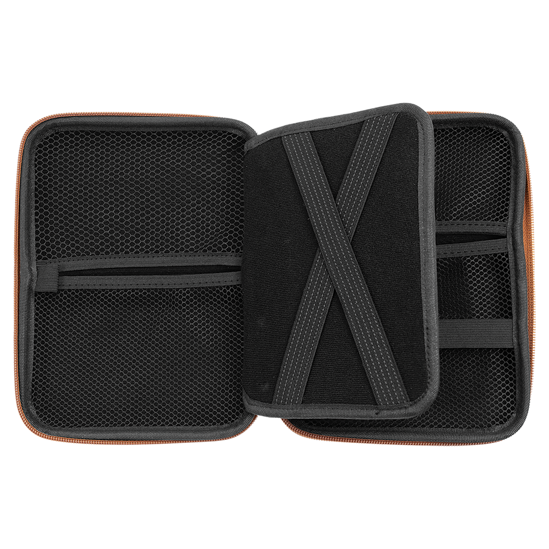 Personalized Leatherette Cord Organizer Case – Laser Engraved