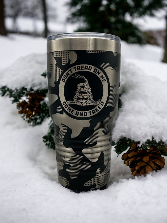 Don’t Tread On Me Camo Cup