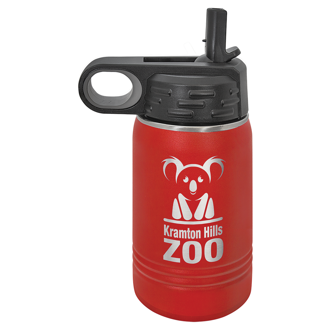 12oz Stainless Steel Water Bottle; Personalized Water Bottle