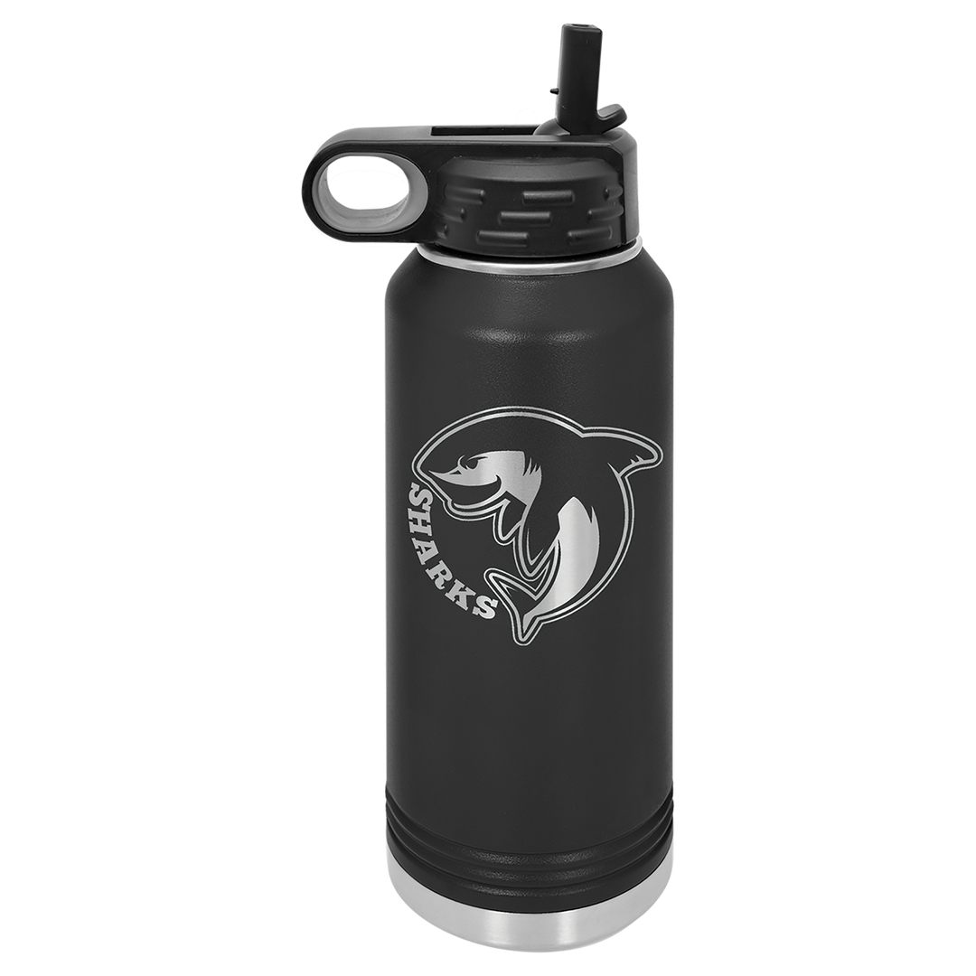 32oz Stainless Steel Water Bottle; Personalized Water Bottle