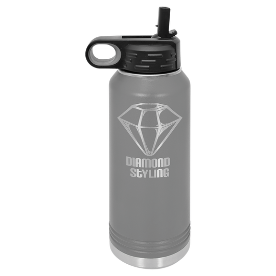 32oz Stainless Steel Water Bottle; Personalized Water Bottle