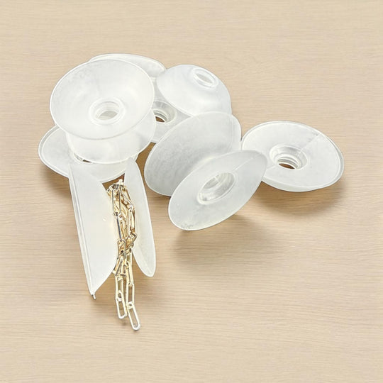Spools for Multi-Tiered Permanent Jewelry Display Case; Permanent Jewelry Chain Storage