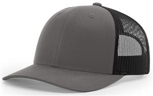 Richardson Trucker Cap with Engraved Leather Patch