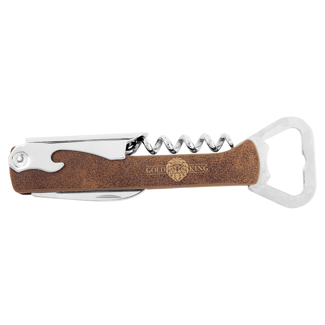 Corkscrew Bottle Opener - Personalized, Wine and Beer Multi-Tool