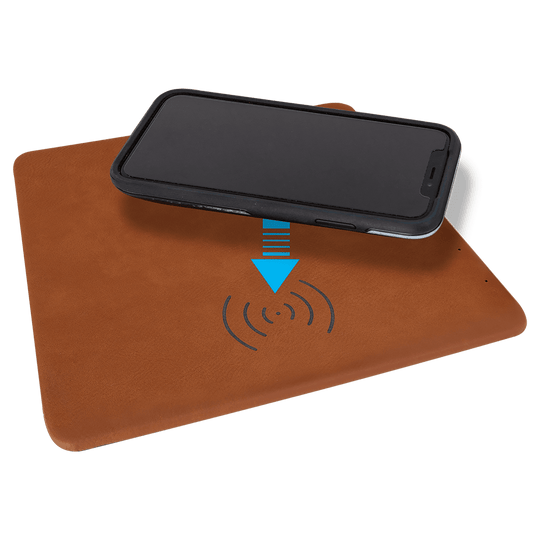 Leatherette Phone Charging Mat