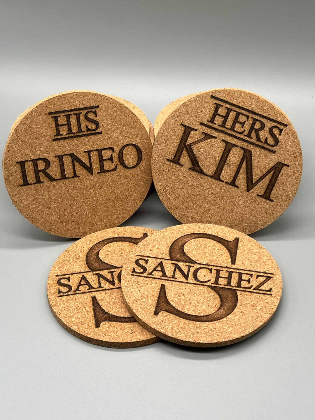 Personalized  His & Hers Coasters