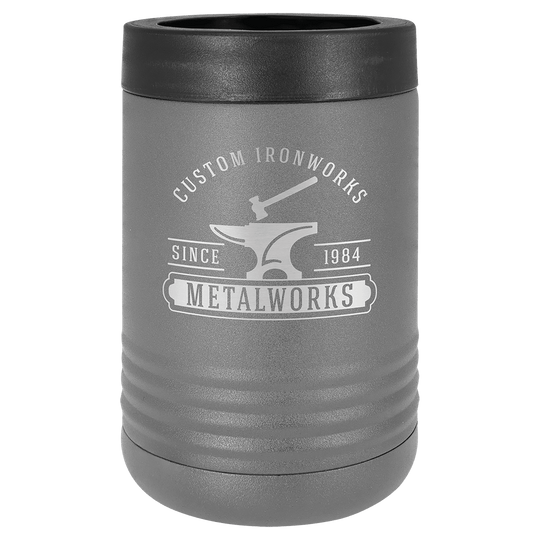 Stainless Steel Beverage Holder;  Koozie - Personalized
