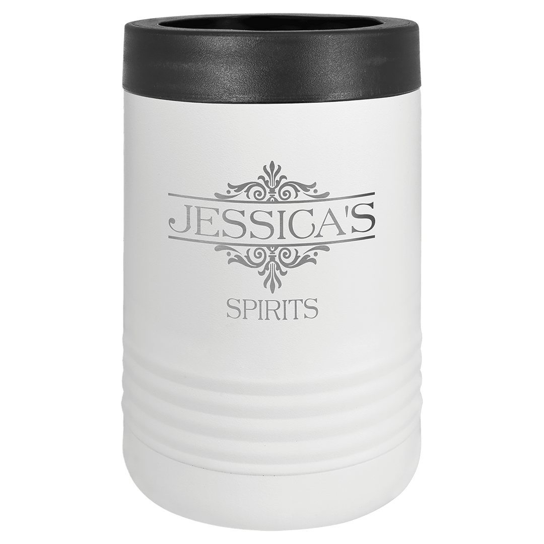 Personalized Engraved Can Holder Metal Koozie Mountain 