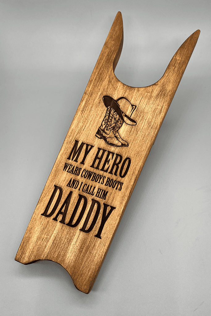 Wooden Boot Jack, Personalized Boot Jack